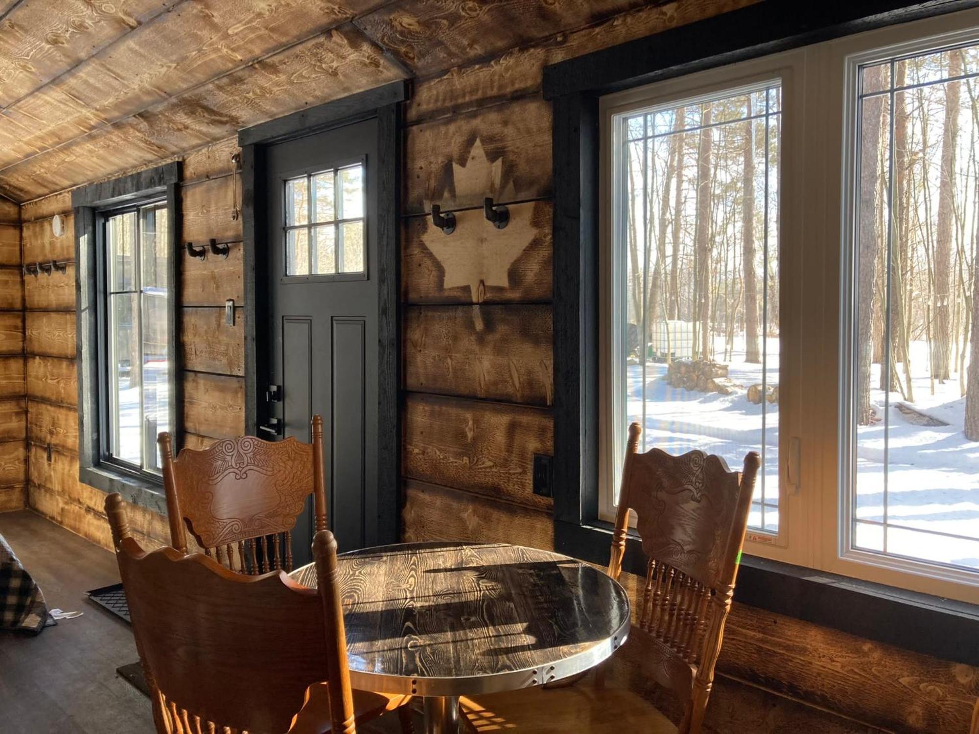 Your Cozy Cabin Retreat Saint-Remi-d'Amherst Exterior foto