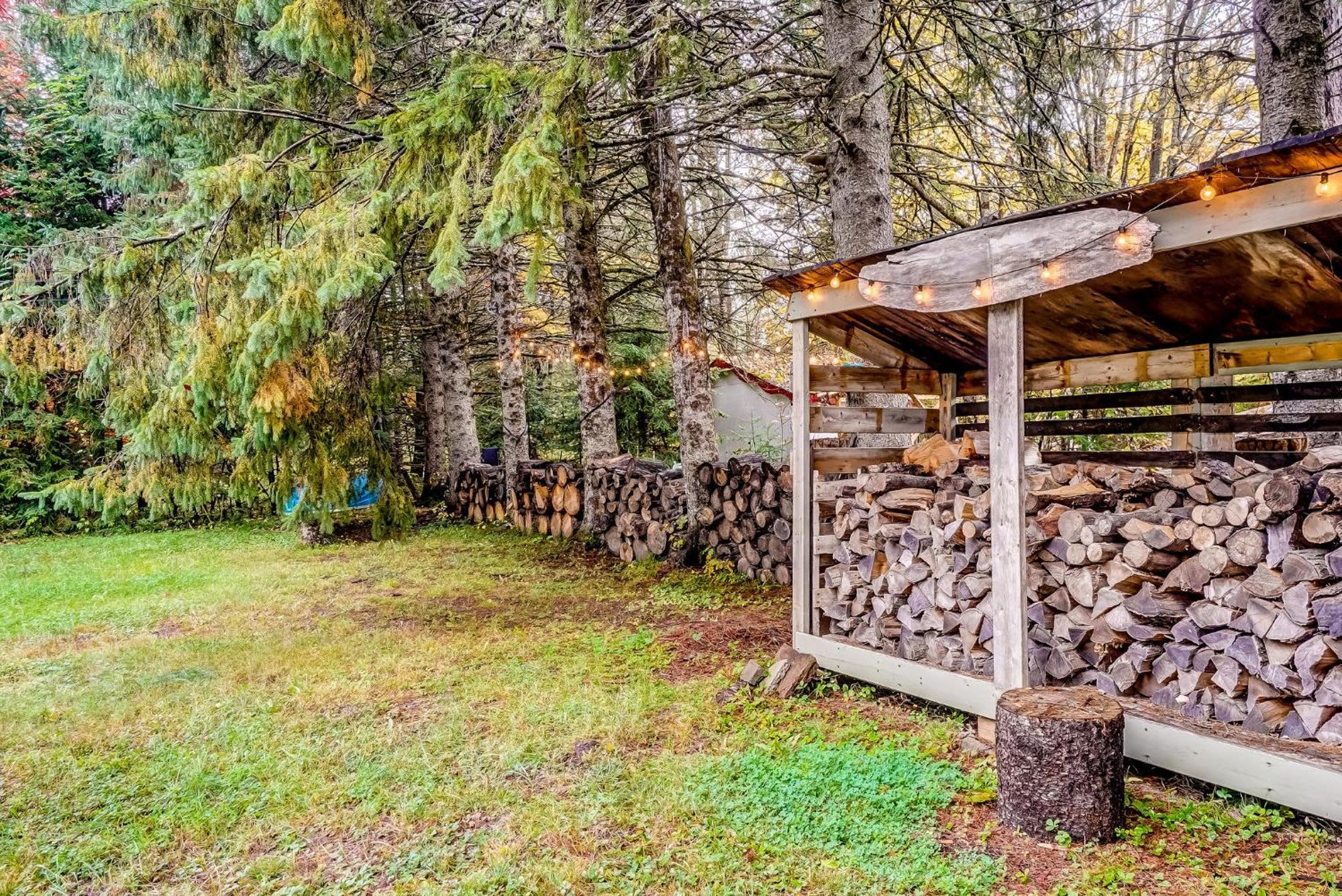 Your Cozy Cabin Retreat Saint-Remi-d'Amherst Exterior foto
